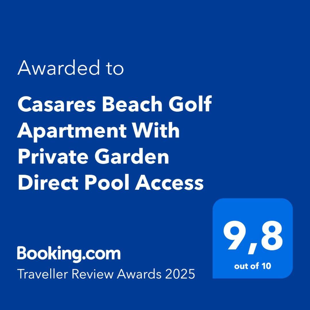 Casares Beach Golf Apartment With Private Garden Direct Pool Access Extérieur photo